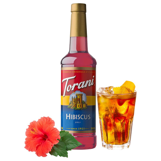 Torani Syrup, Hibiscus, 25.4 Ounces (Pack Of 4)