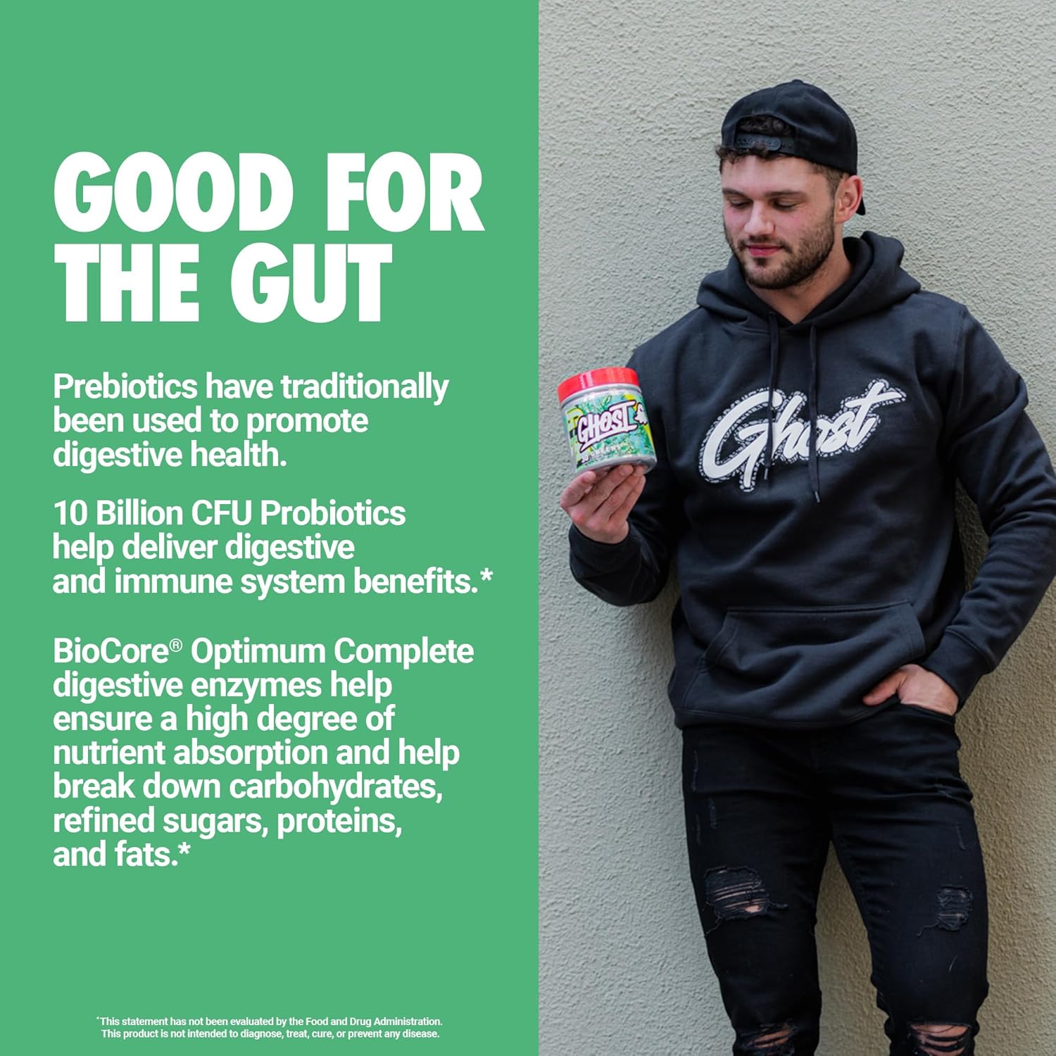 Ghost Greens Powder, Pink Lemonade - 30 Servings - 19 Superfood Greens & Reds Powder, Fruits, Vegetables, Spirulina, & Chlorella, Prebiotics, 10 Billion Cfu Probiotic & Digestive Enzymes - Gluten-Free : Health & Household