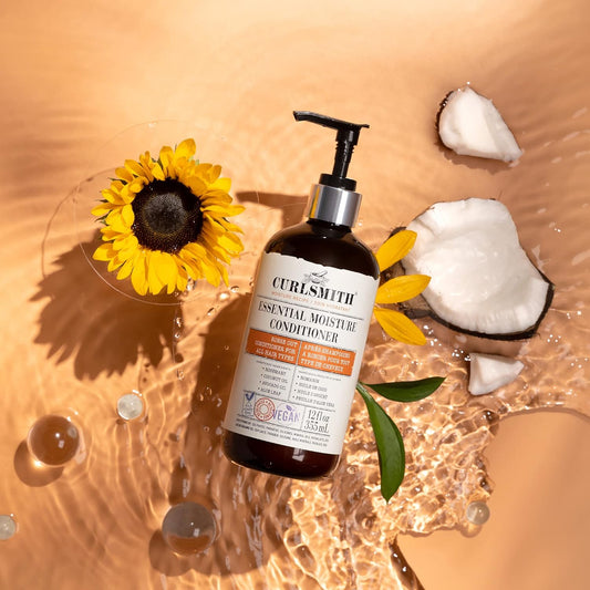 Curlsmith - Essential Moisture Conditioner, Lightweight Frizz Control For Wavy, Curly And Coily Hair, Vegan (355Ml)