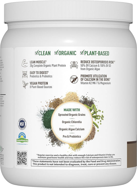 Garden of Life Organic Vegan Protein Powder, 20g Plant Based Protein w