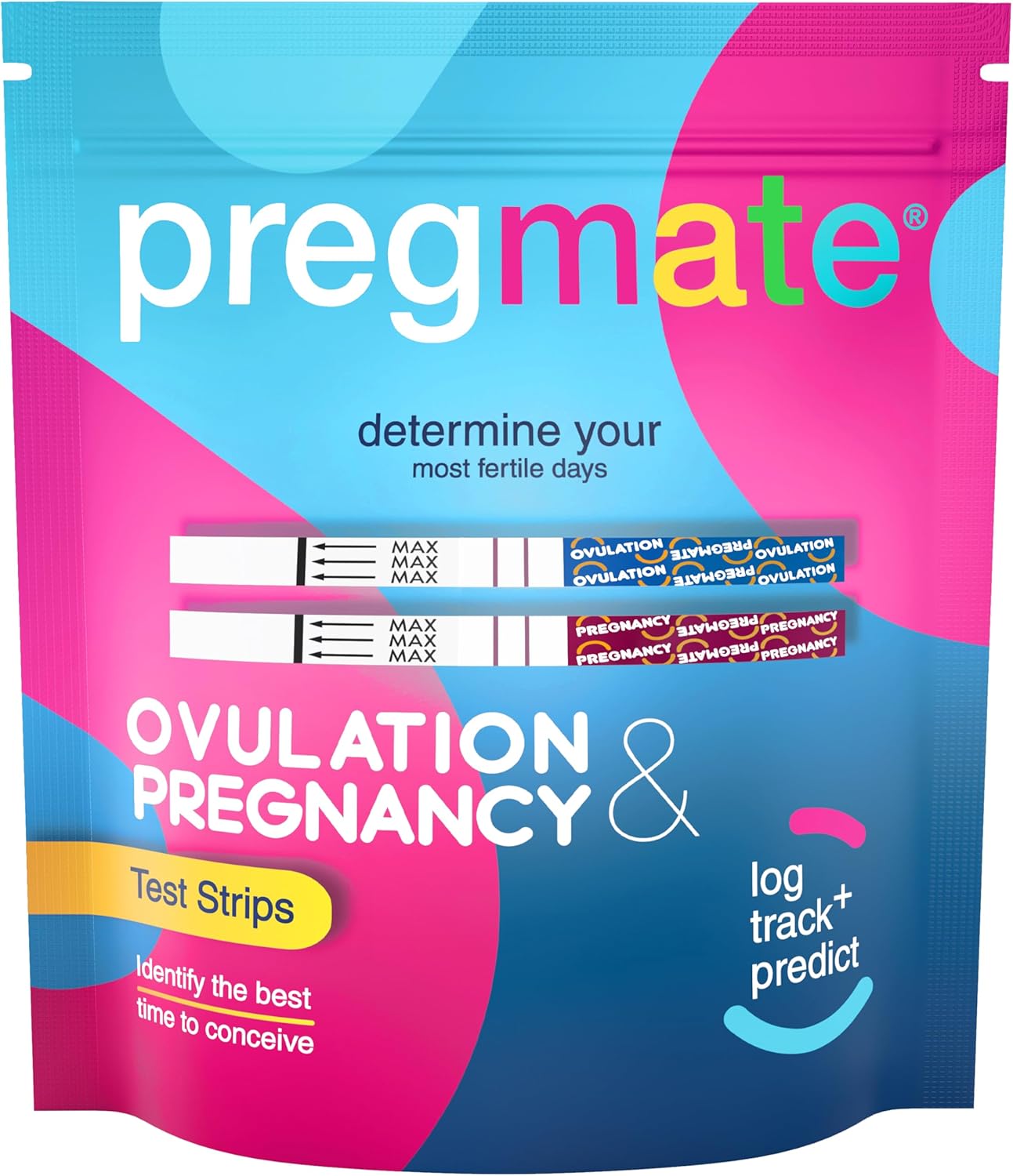 Pregmate 20 Ovulation And 5 Pregnancy Test Strips Predictor Kit
