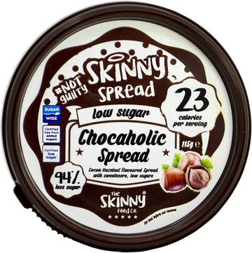 The Skinny Food Co. Chocaholic Hazelnut Flavoured Spread, 400G, Chocolate, 1 Count