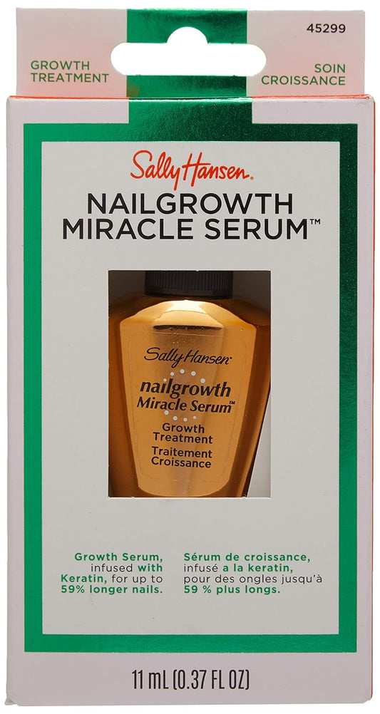 Sally Hansen Nailgrowth Miracle®, Nail Strengthener, Nail Protectant, Nail Serum, Includes Biotin And Peptides