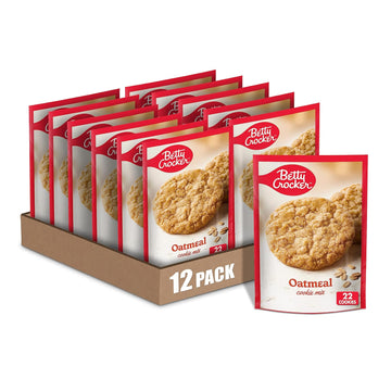 Betty Crocker Oatmeal Cookie Mix, 17.5 Oz. (Pack Of 12)