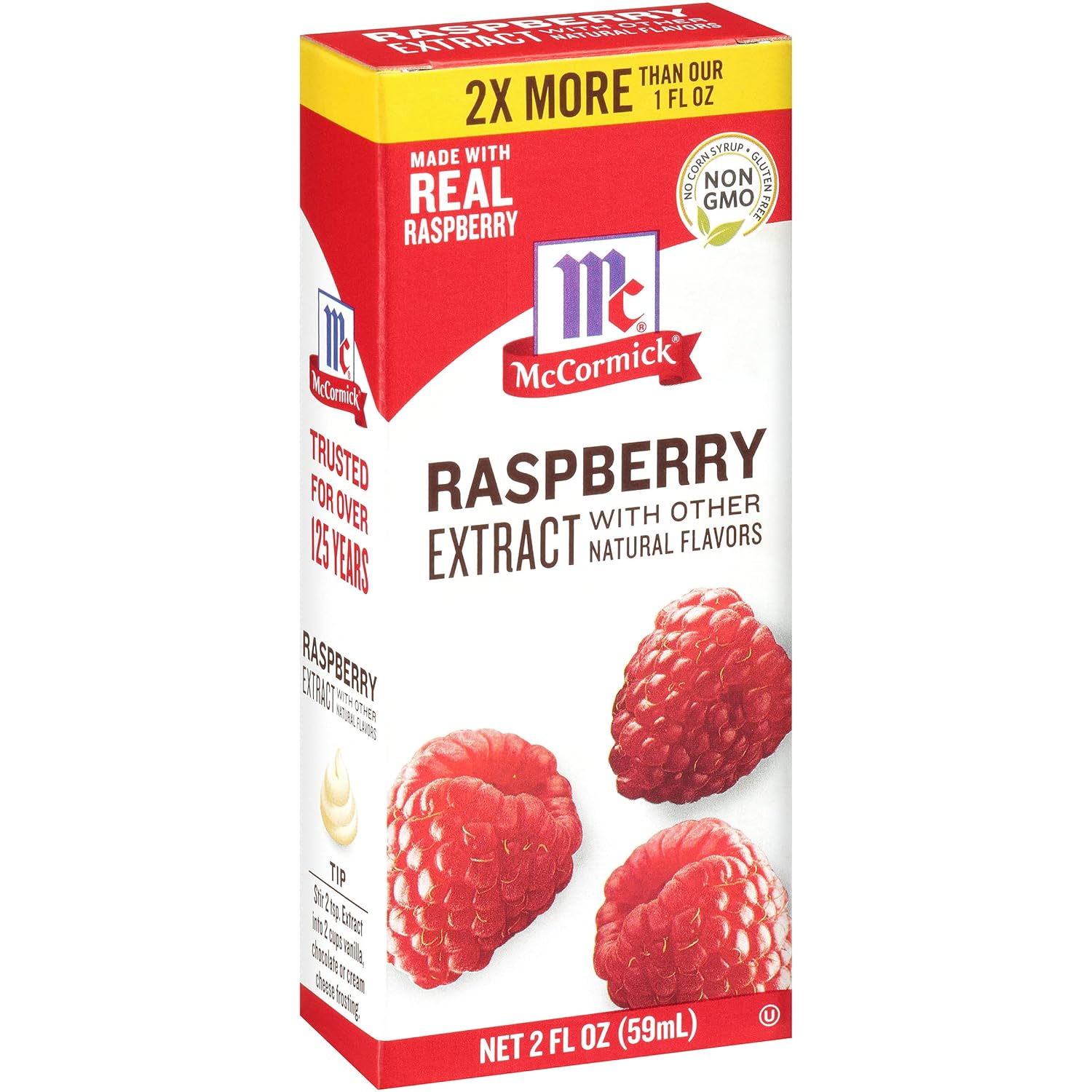 Mccormick Raspberry Extract With Other Natural Flavors, 2 Fl Oz