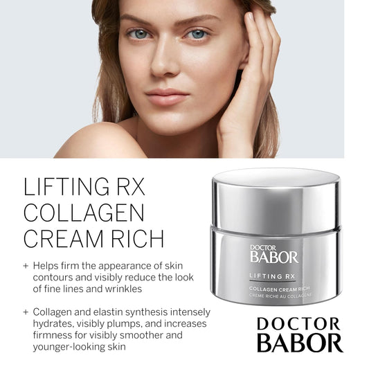 Babor Doctor Lifting Rx Collagen Cream, Plumping & Firming Day And Night Cream To Reduce Appearance Of Fine Lines And Wrinkles, 1.7Oz