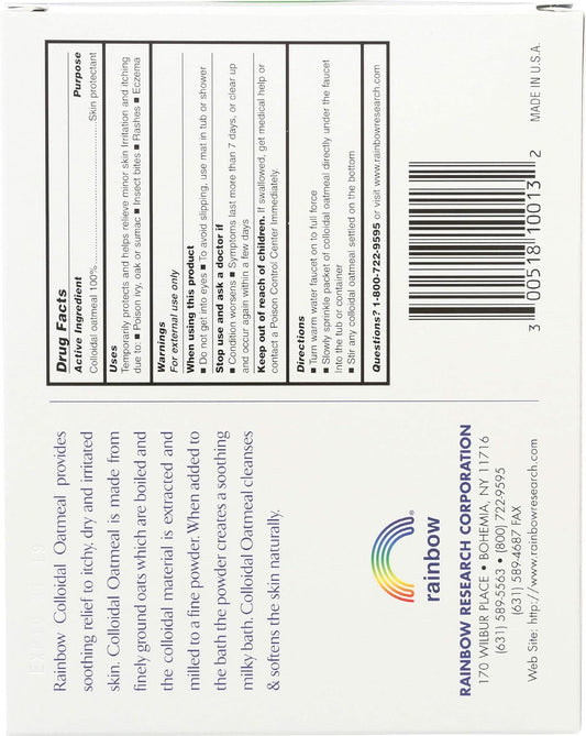 Rainbow Research Colloidal Oatmeal Bath, 1.5 OZ