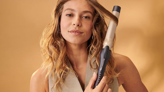 Bio Ionic Goldpro 1" Or 1.25” Curling Iron, Blue, Moisturizing Heat & 24K Gold Mx, New & Improved 15% Longer Barrel Ceramic Curling Iron, Adjustable Heat, Versatile Curling Wand For Long-Lasting Curls