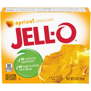 Jell-O Apricot Gelatin Mix (3 Oz Box)