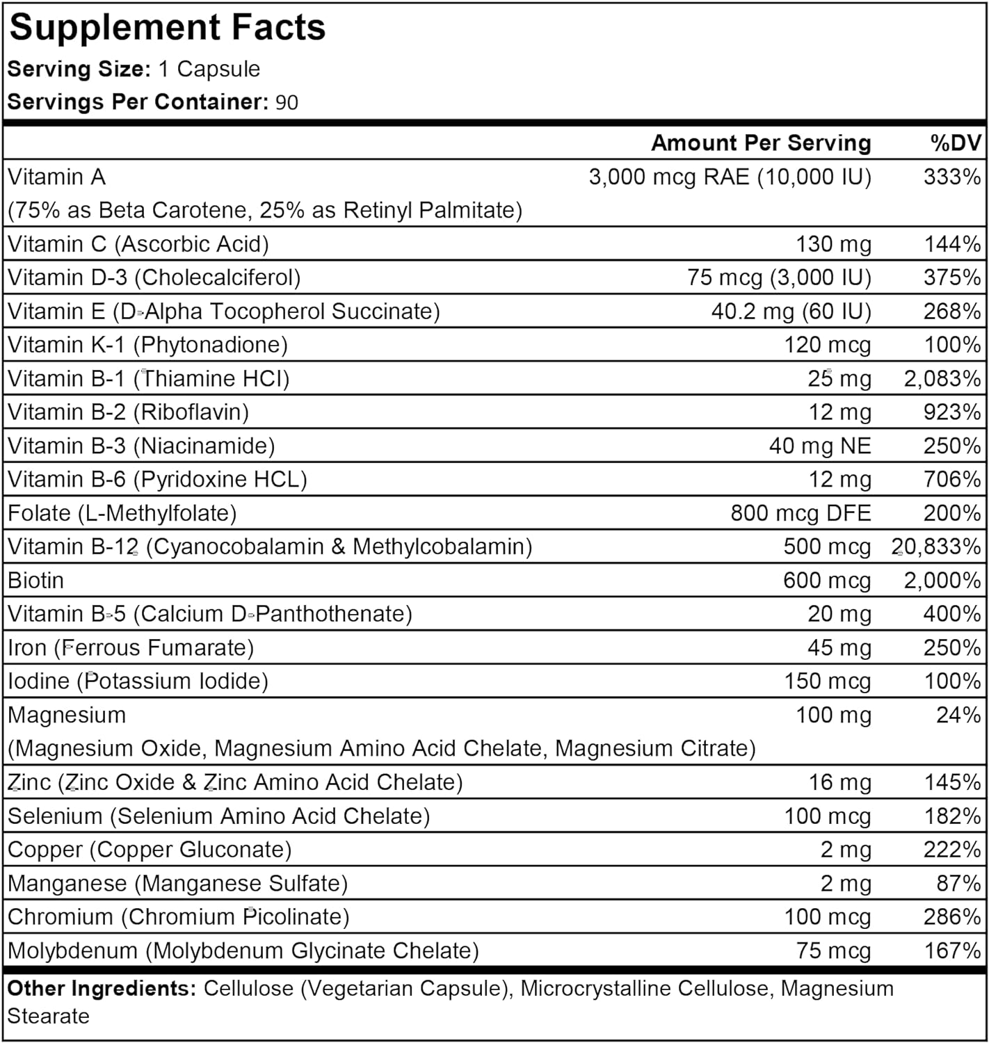 ProCare Health | Bariatric Multivitamin | Capsule | Special 45 | 90 Count : Health & Household