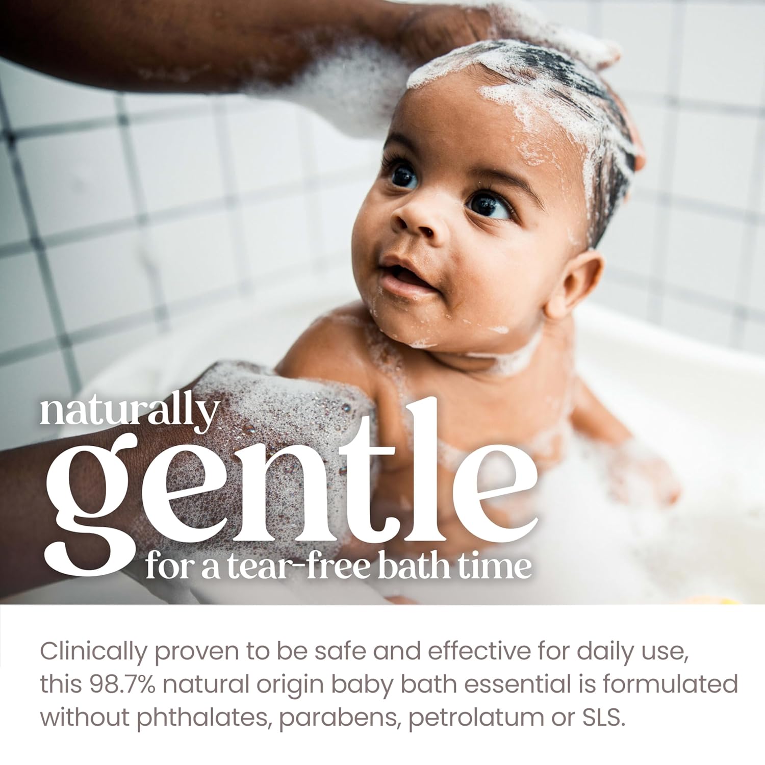 Burts Bees Baby Shampoo And Baby Wash Refill, Original, Plant-Based Formula, Tear-Free, Pediatrician-Tested, Natural Origin, Gently Cleans Sensitive Skin And Hair, 33.8 Fl Oz : Baby