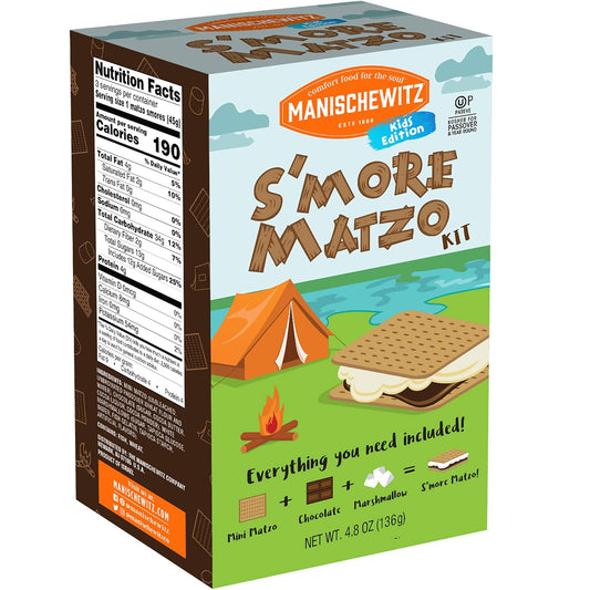 Manischewitz S’moreables Matzo S’mores Kit, 4.8oz (1 Pack) | Great DIY Kid’s Activity, Kosher for Passover, Fun & Delicious : Grocery & Gourmet Food