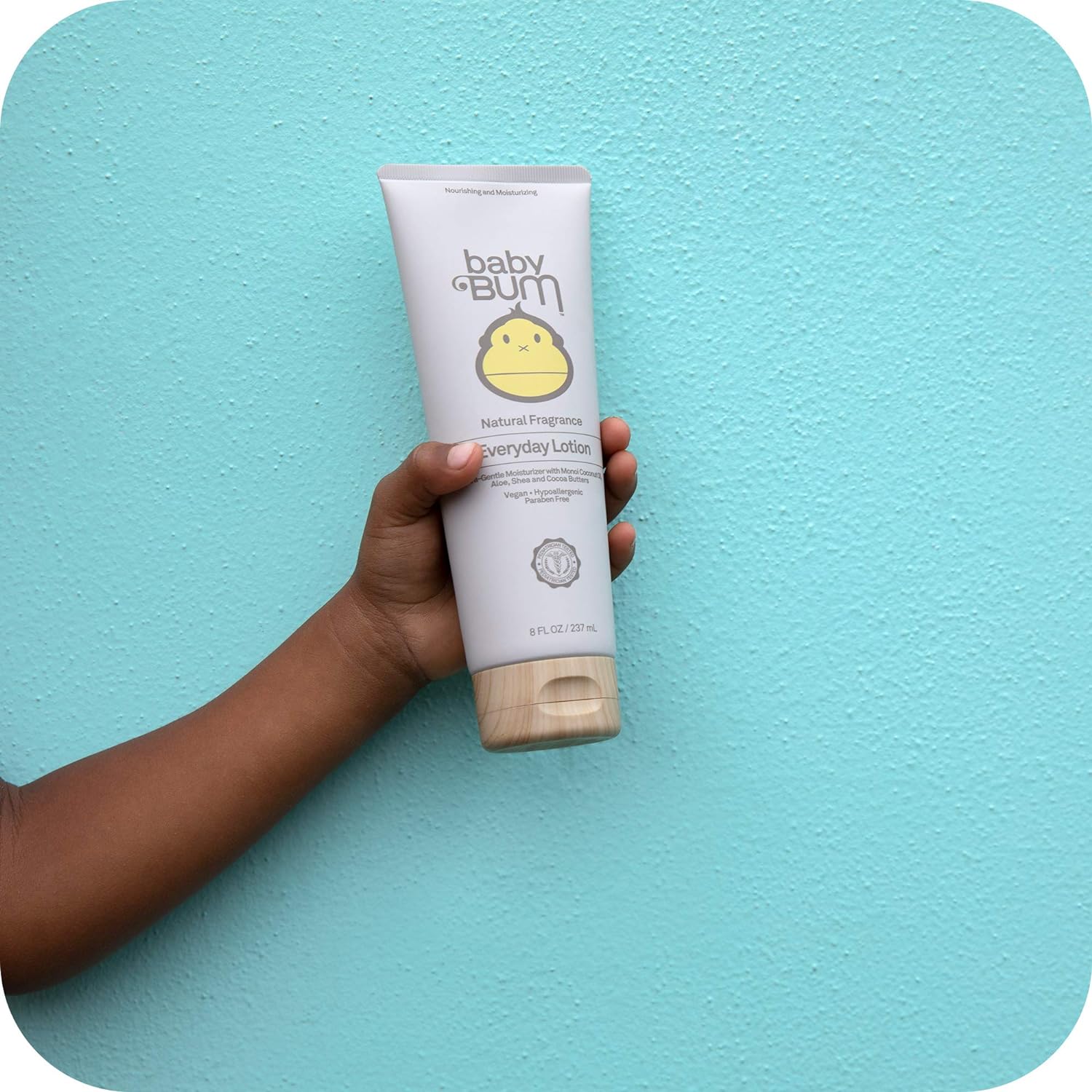 Baby Bum Everyday Lotion | Moisturizing Baby Body Lotion for Sensitive Skin with Shea and Cocoa Butter| Natural Fragrance | Gluten Free and Vegan | 8 FL OZ : Baby
