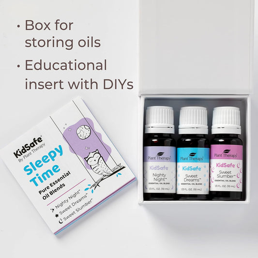 Plant Therapy Sleepy Time Kidsafe Essential Oil Blends Set 100% Pure, Undiluted, Therapeutic Grade