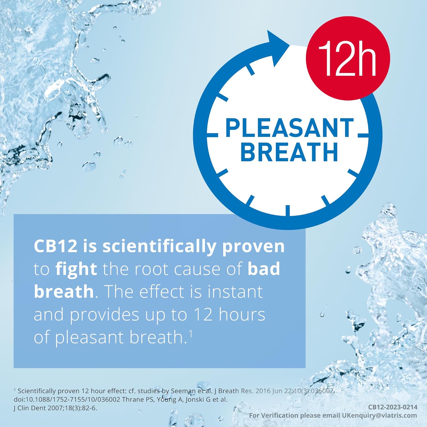 Cb12 White Mouthwash, Whiter Teeth After 2 Weeks, Pleasant Breath For 12 Hours, 250 Ml (Pack Of 2)