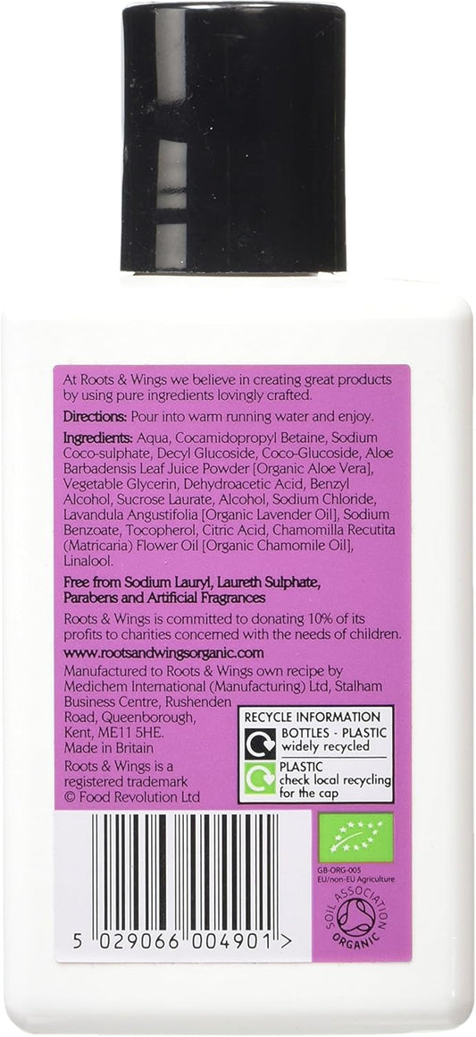 Roots & Wings Organic Gentle Lavender And Chamomile Bath Soak 250Ml