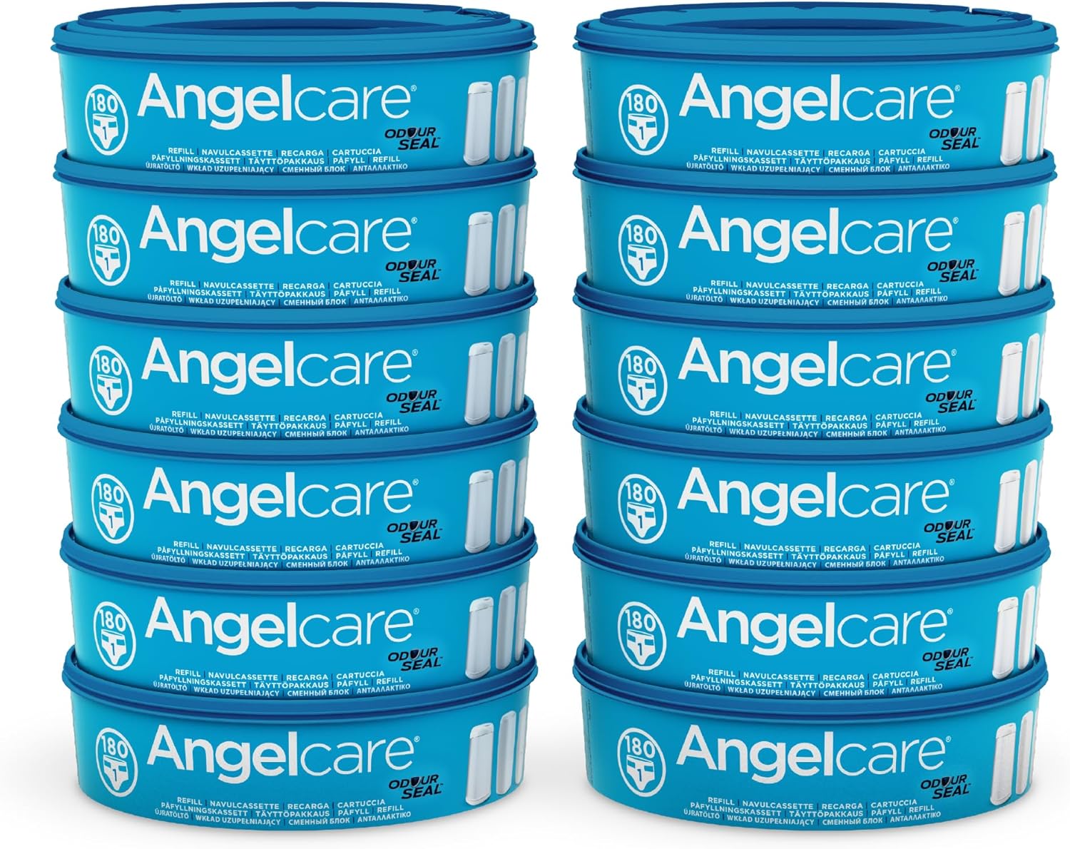 Angelcare Refill Cassettes - Pack Of 12, Ac1112