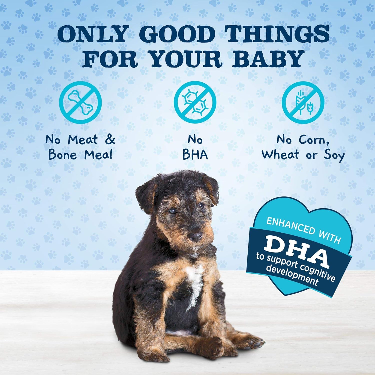 Blue Buffalo Baby BLUE Soft Biscuits with DHA, Natural Dog Treats for Puppies, Great for Training, with Chicken & Carrots, 8-oz. Bag : Pet Supplies