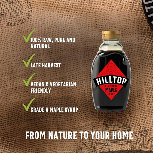 Hilltop Maple Syrup - Very Dark Late Harvest - Squeezy Bottle - 640G