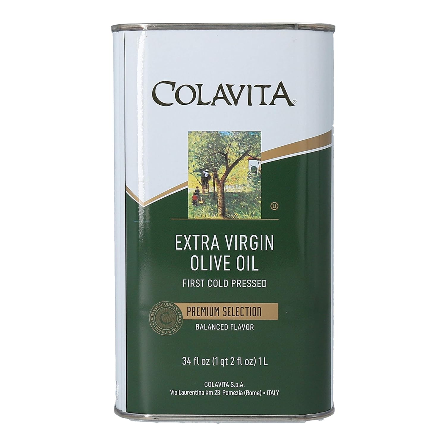 Colavita Premium Selection Extra Virgin Olive Oil - Twin Pack, 34 Fl Oz Each