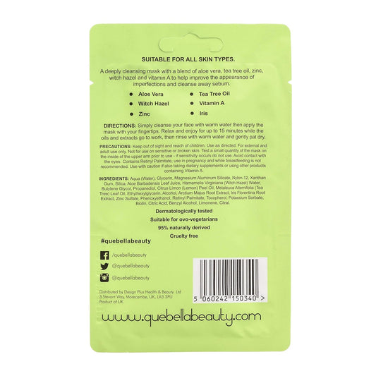 Que Bella Deep Cleansing Aloe Vera Face Mask