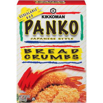 Kikkoman Panko Bread Crumbs, 8Oz Box (6 Pack)