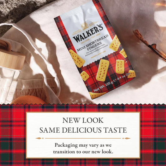 Walker’S All-Butter Shortbread Mini Fingers - 4.4 Oz Bags (Pack Of 6) - Authentic Shortbread Cookies From Scotland