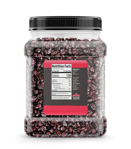 Birch & Meadow Dried Cranberries, 2.3 Lb, Sweetened, Salad & Granola