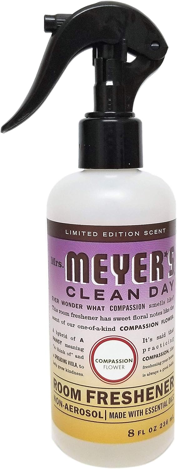 Mrs. Meyer's Clean Day Room Freshener Spray, Limited Edition Compassion Flower, 8 Fl Oz