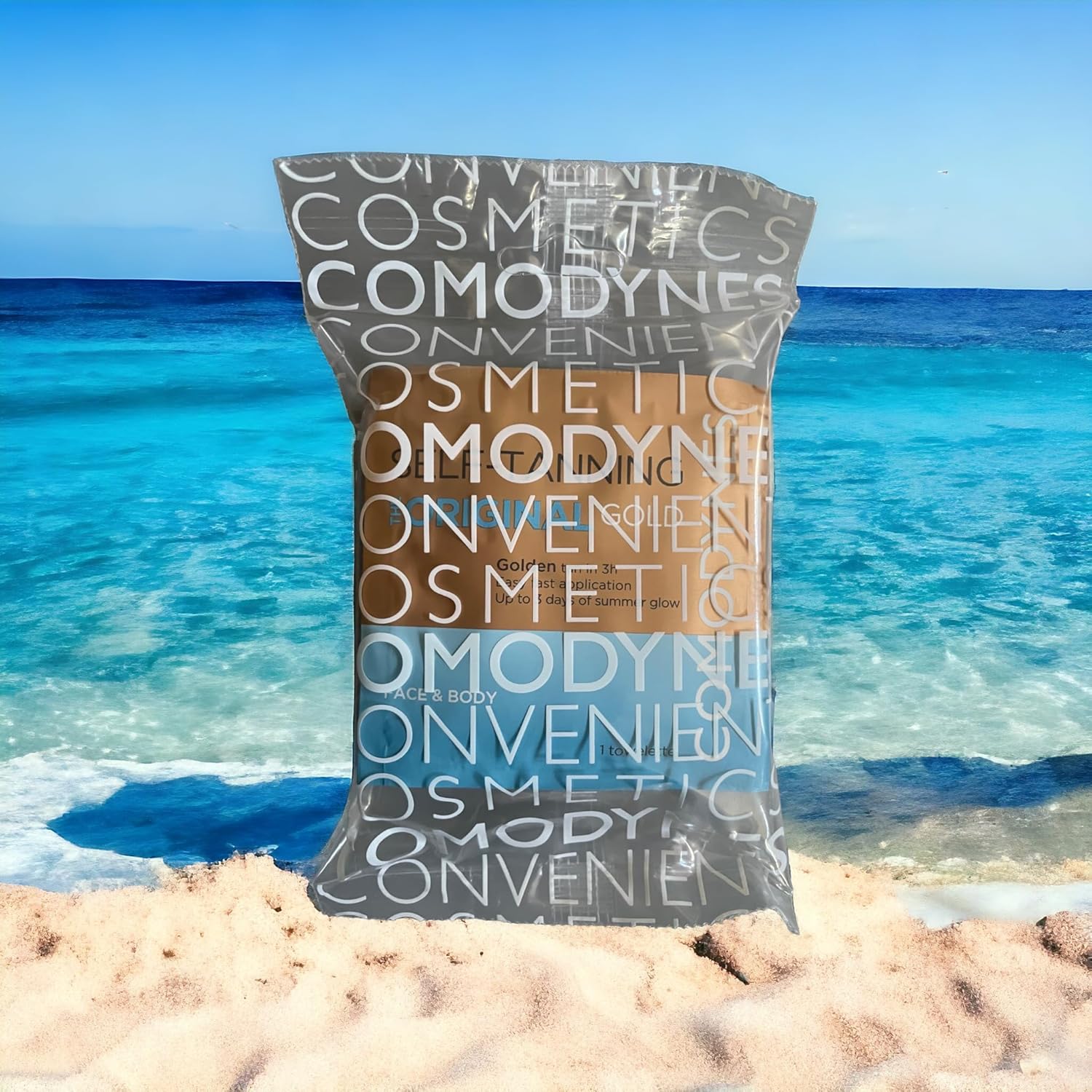 Comodynes Self Tanning Towelette Dispenser For Face And Body 30 Towelettes : Beauty & Personal Care