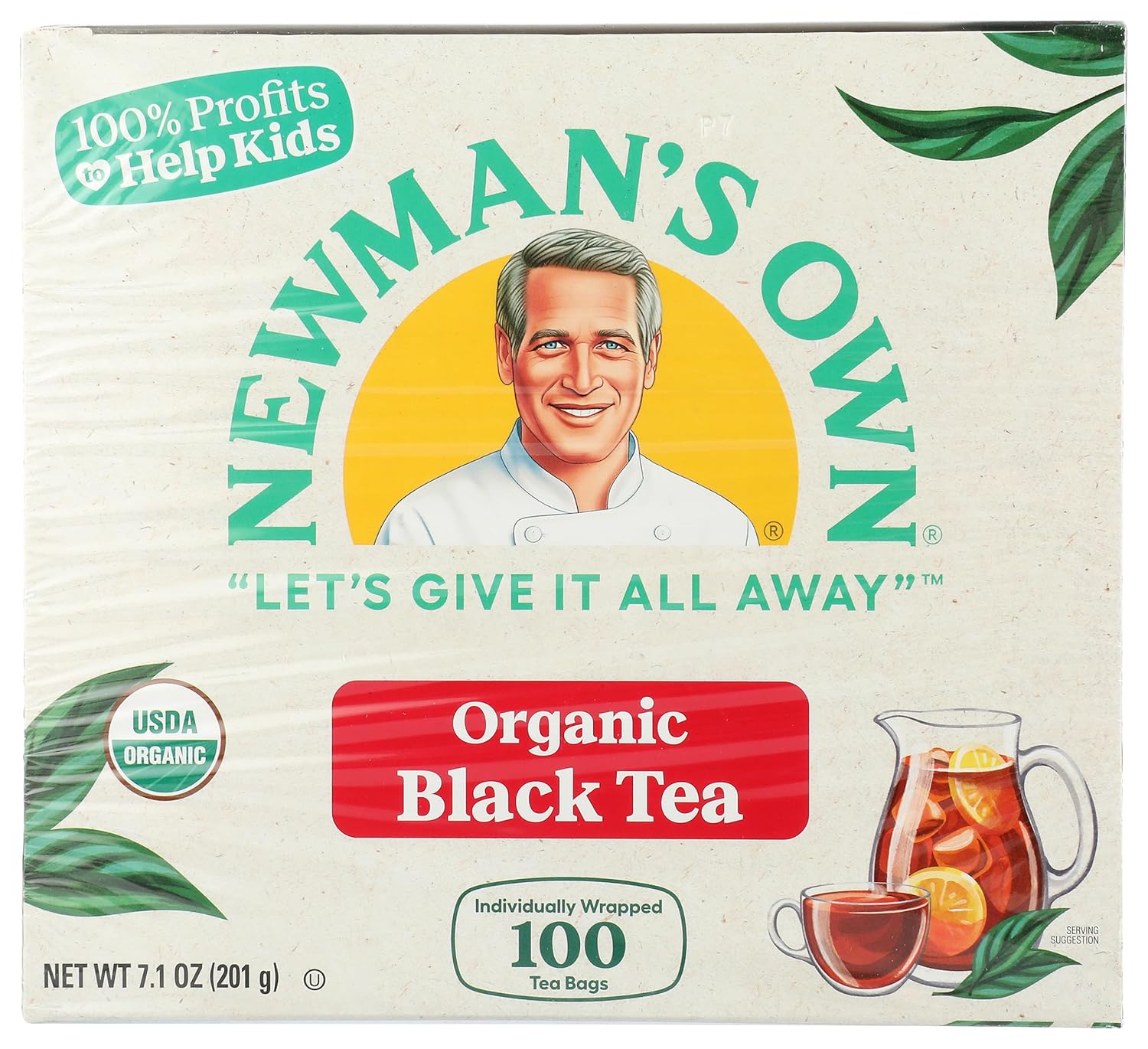 Newmans Own Organics Organic Royal Black Tea, 100 Ct