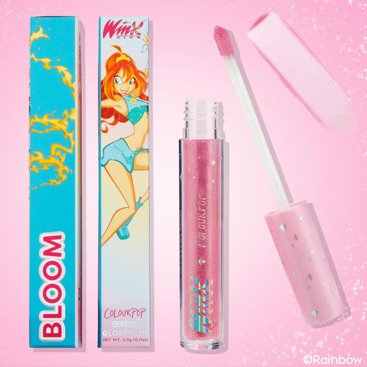 Colourpop Winx Club Ultra Glossy Lip Gloss - Hydrating Pink Lip Gloss For Juicy, Fuller-Looking Lips - Formulated With Jojoba Oil To Moisturize & Nourish - Musa (0.11 Oz)