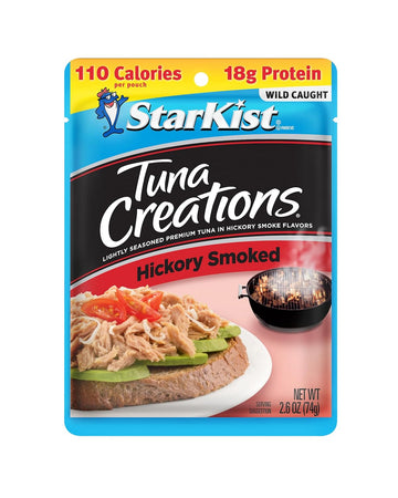 StarKist Tuna Creations Hickory Smoked, 2.6 Oz, Pack of 12
