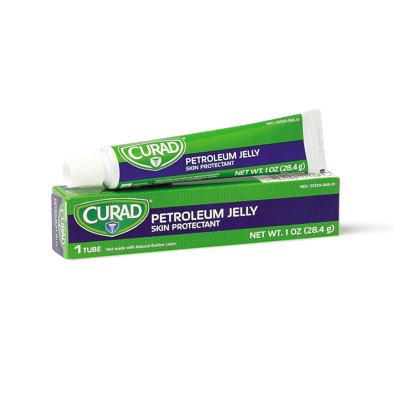 Curad - Cur005331 Curad Petroleum Jelly Skin Protectant, Healing Ointment For Dry Cracked Skin, 1 Oz (Pack Of 12)