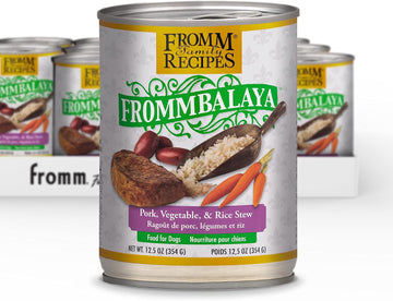 Fromm Frommbalaya Pork, Vegetable, & Rice Stew Dog Food - Premium Wet Dog Food - Pork Recipe - Case Of 12 Cans