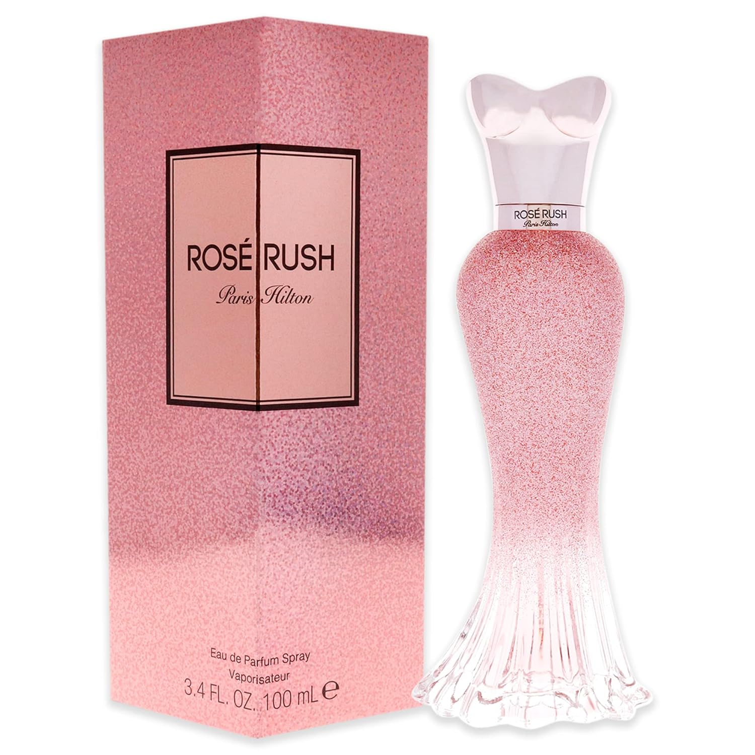Paris Hilton Rose Rush Eau De Parfum Spray Perfume For Women | Floral And Fruity Fragrance | Notes Of Papaya, Peony, Cedar, And White Musk | Feminine | Long-Lasting Scent | 3.4 Fl Oz