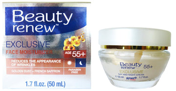 Beauty Renew 55+ Exclusive Day & Night Cream Golden Dust And French Saffron 1.7 Fl. Oz