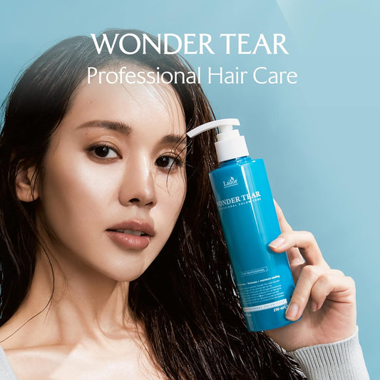 La'Dor Wonder Tear Deep Conditioning Treatment Mask For Dry Damaged Hair - Moisturizing & Hydrating Protein Keratin Growth Conditioner For Color Treated, Frizzy, Curly Hair 8.45 Fl Oz Lador Korean