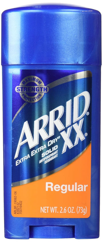 Arrid Regular Solid Deodorant, 2.6 Oz