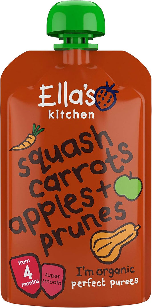 Ella'S Kitchen Organic Squash, Carrots, Apple & Prunes - 7X120G