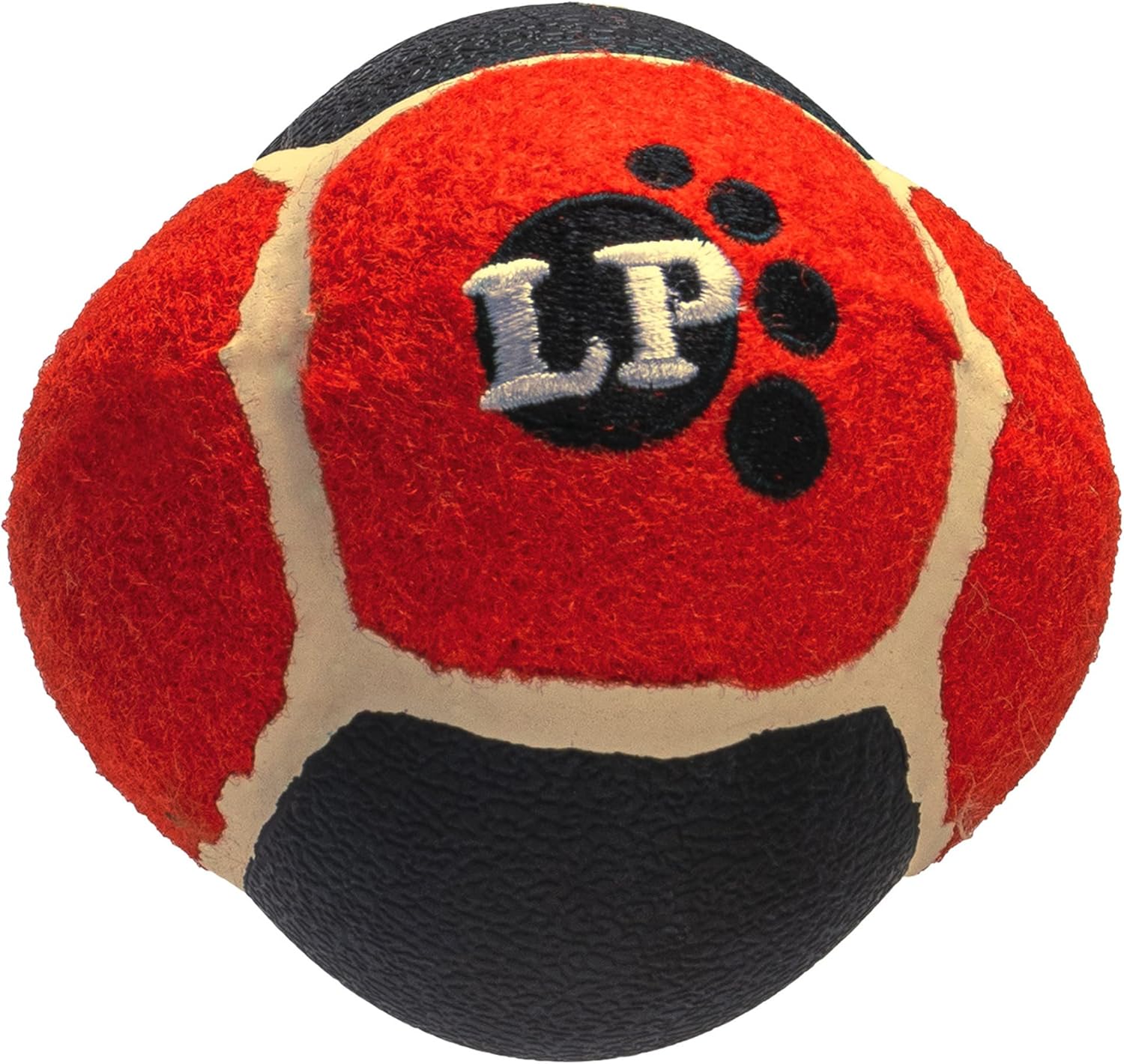 Pet Factory Logical Pet 3.5" Tennis Ball Squeaky Dog Toy - Red, One Size