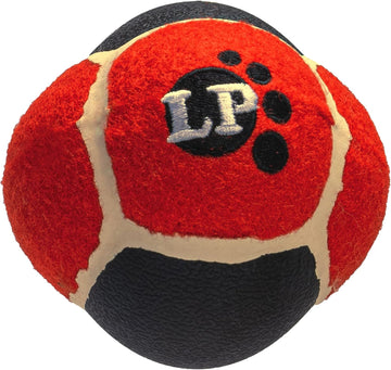 Pet Factory Logical Pet 3.5" Tennis Ball Squeaky Dog Toy - Red, One Size