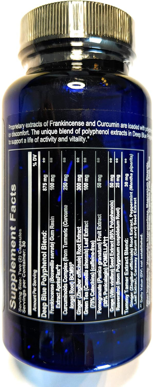 Doterra - Deep Blue Polyphenol Complex - 60 Vegetarian Capsules : Health & Household