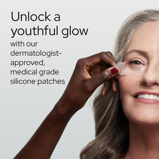 Sio Beauty Eye & Smile Lift - Wrinkle-Smoothing, Medical-Grade Silicone Patches For Crows Feet And Smile Lines - Reusable Up To 10X - Cruelty-Free & Eco-Friendly Beauty Patches - 2 Sets (4 Patches)