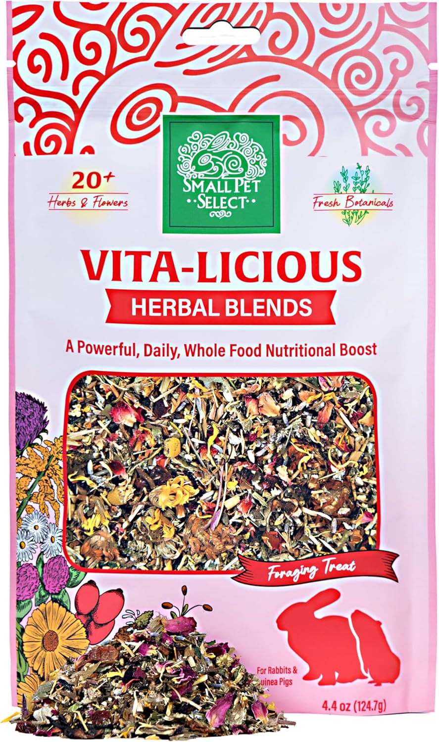 Vita-Licious Essentials - Natural Herbal Treats For Rabbits And Guinea Pigs