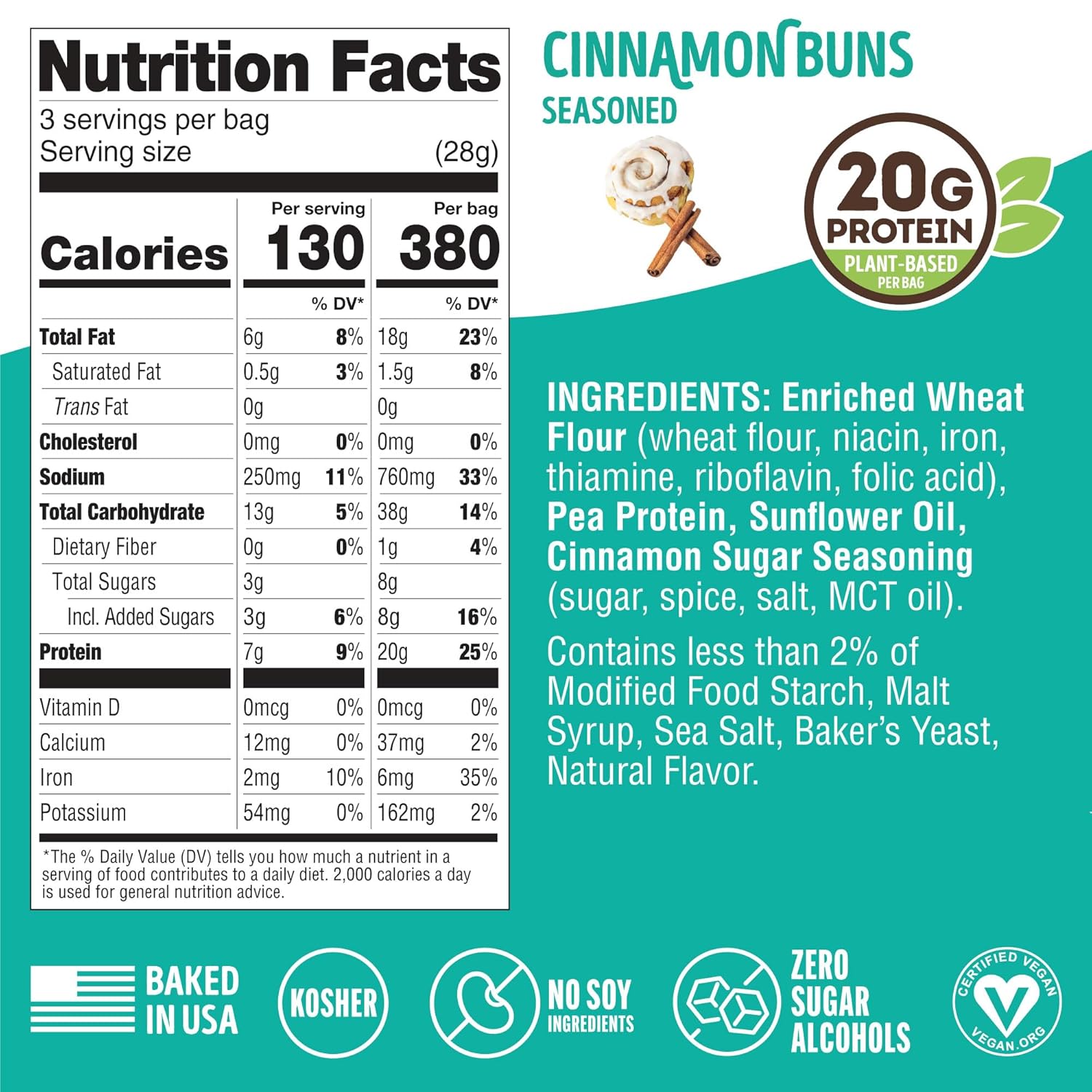Lenny & Larry'S Pizza Palooza Fitzels- Savory Pretzel Snacks Incredibly Tasty High Protein, Salty, Vegan 20 G'S Of Plant Based Protein 8 (Eight) Bags, 3 Oz Each