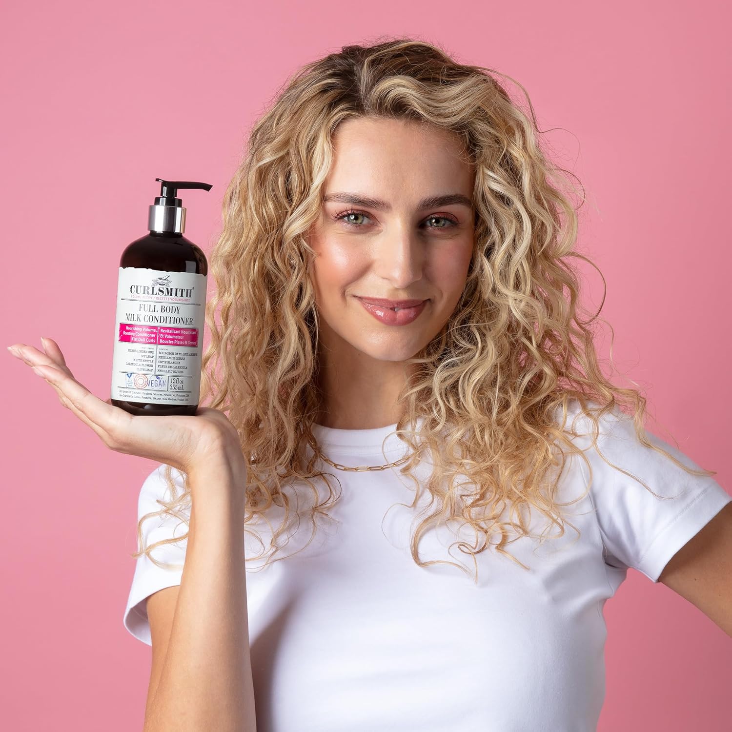 Curlsmith - Full Body Milk Hair Conditioner, Volumizing And Hydrating For Wavy, Curly Or Coily Hair, Vegan (355Ml/12Fl Oz)