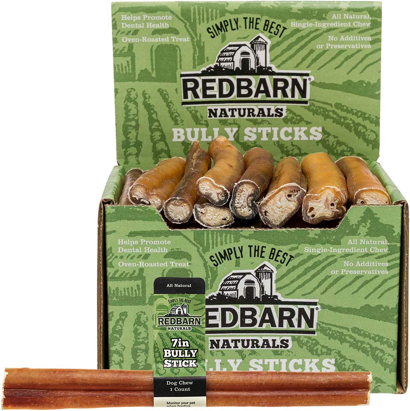 Redbarn Bully Stick 7In (Case Of 35)