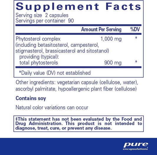 Pure Encapsulations Cholestepure | Supplement To Support Cardiovascular Health, Enzyme Function, And Lipid Metabolism* | 180 Capsules