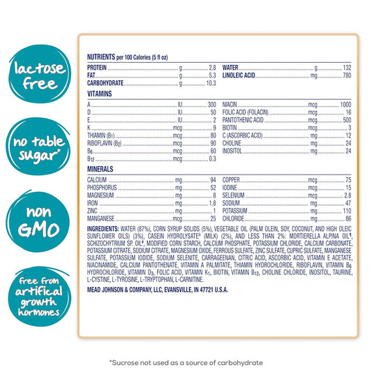 Enfamil Nutramigen Hypoallergenic Baby Formula with Iron, Lactose Free, Colic Relief from Cow's Milk Allergy Starts in 24 Hours, Brain Building DHA, Probiotic LGG for Immune Support, 32 Fl Oz